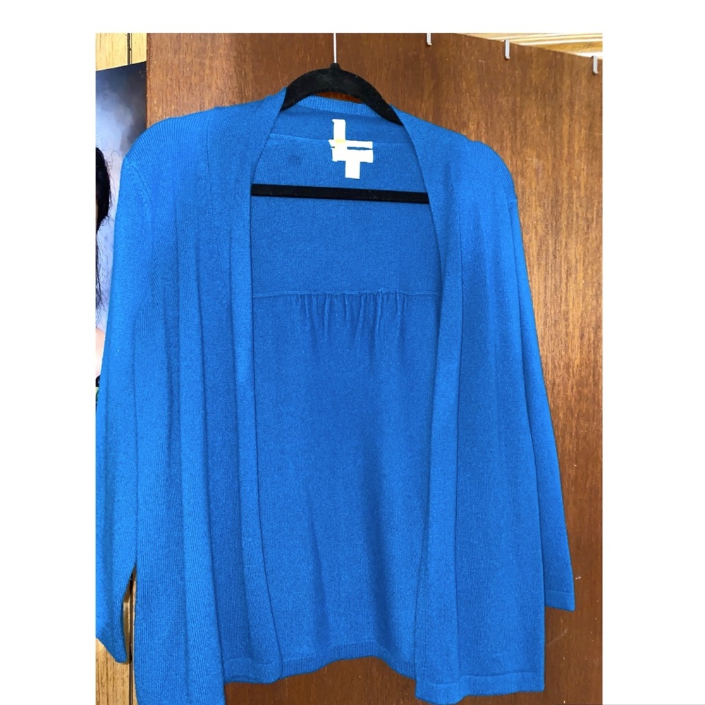 Blue Charter Club Cashmere Cardigan